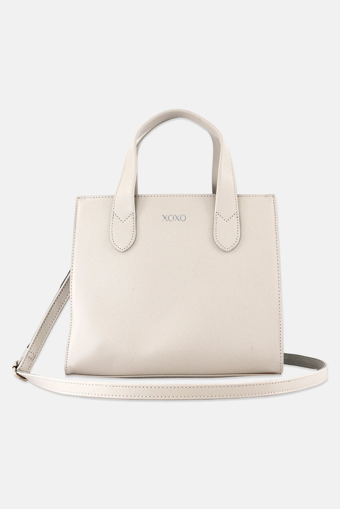 XOXO Satchel Bag, Light Grey