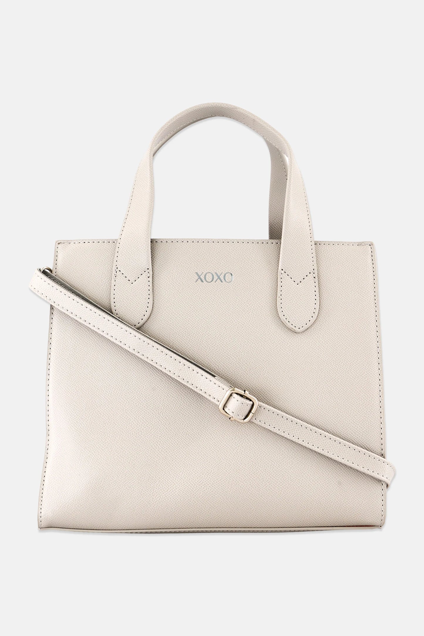 XOXO Satchel Bag, Light Grey