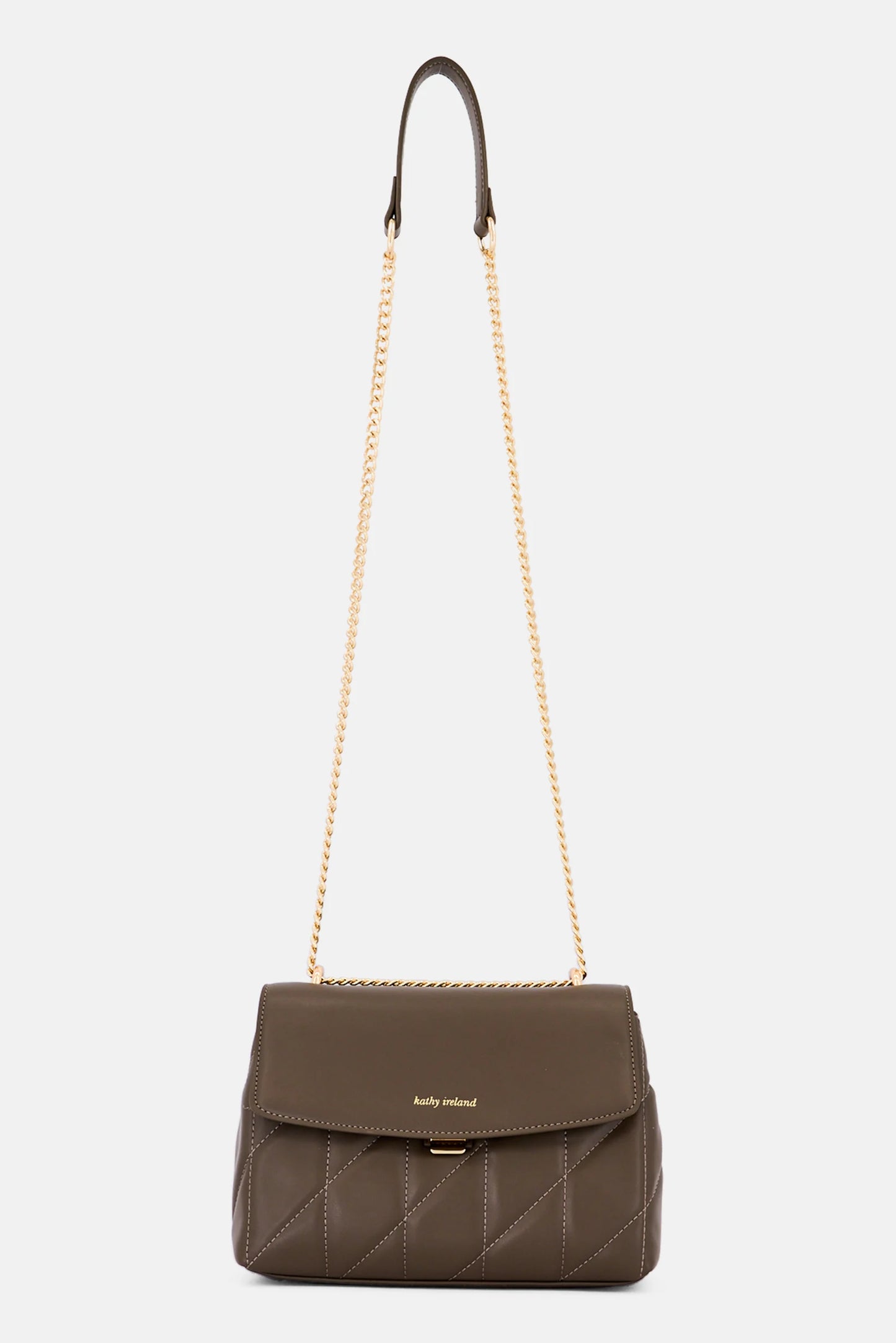Kathy Ireland Shoulder Bag, Dark Taupe