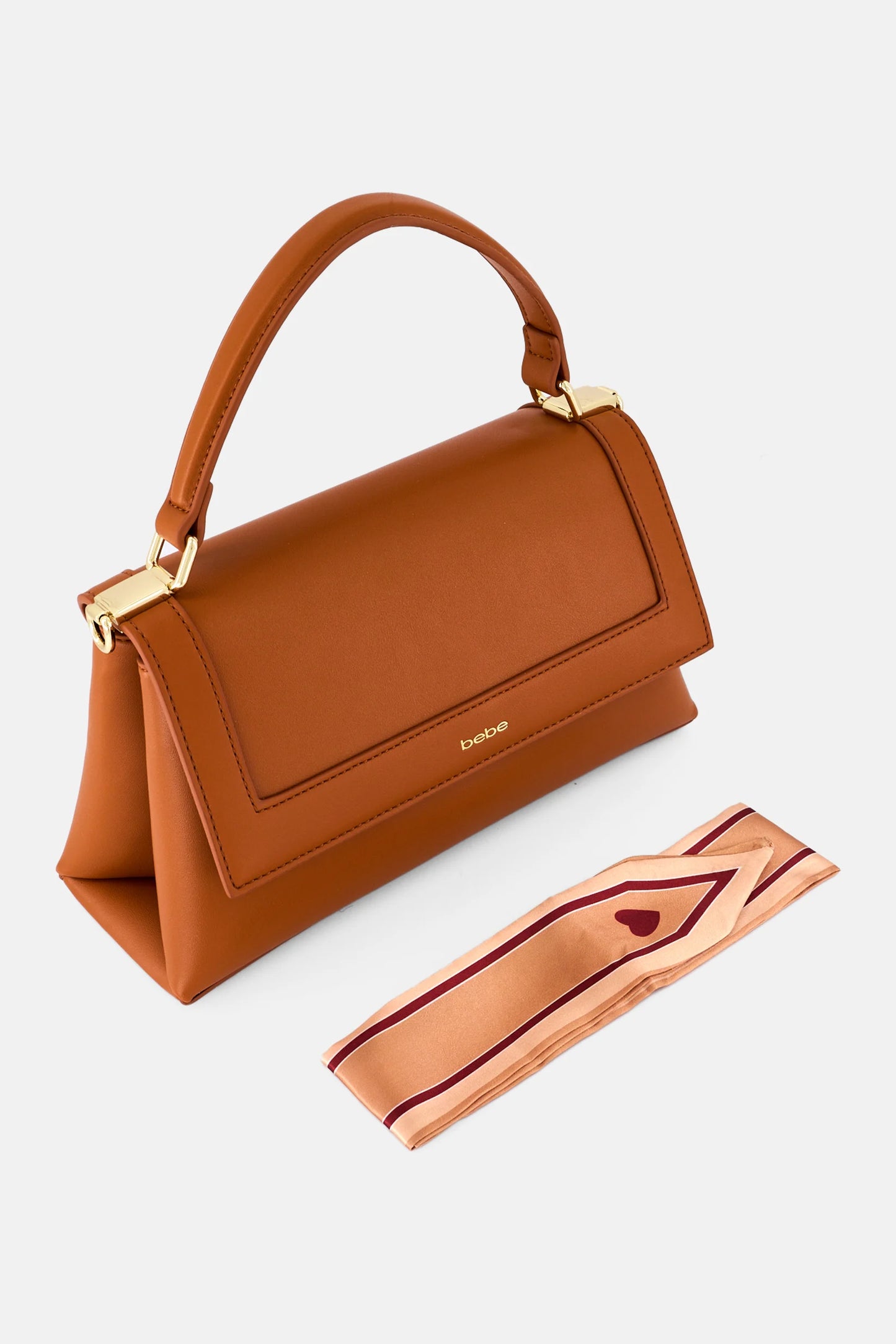 Bebe Crossbody Bag 25 L x H 17 x W 8 cm, Brown