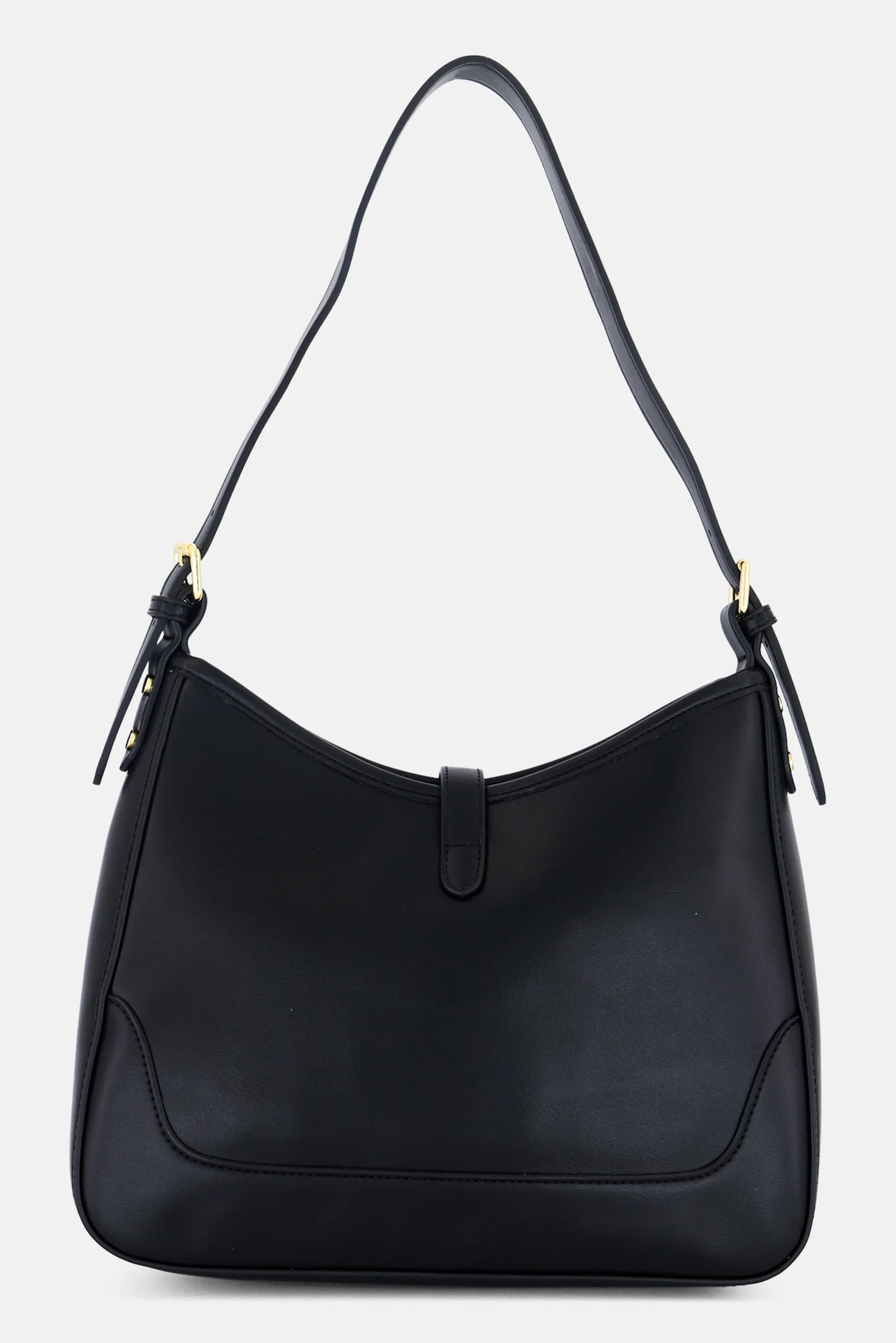 Bebe Women Plain Handbag, Black