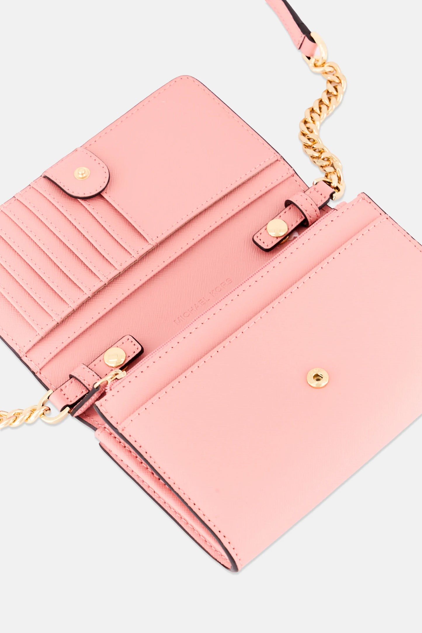 Michael Kors Women Multifunction Phone Cross Body Bag 17 L x 11,5 H x 6 W cm, Prim Rose