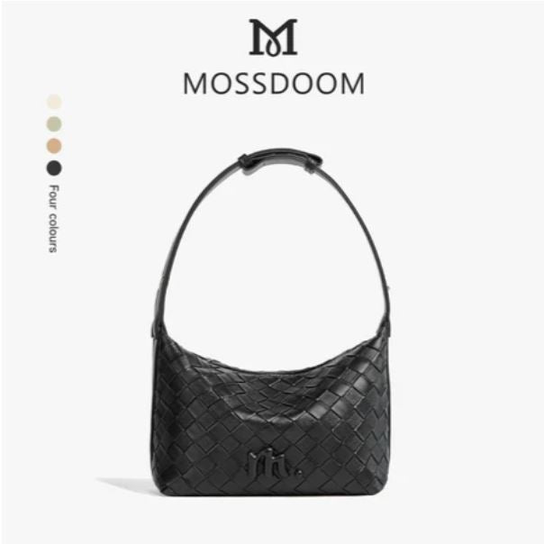 MOSSDOOM Celestia Bag Exquisite Elegant -Woven Texture Underarm Shoulder Bag