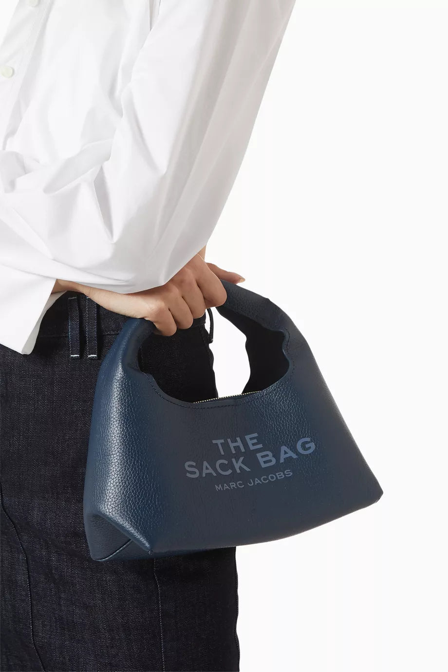 Marc Jacobs The Mini Sack Top-handle Bag in Leather Blue