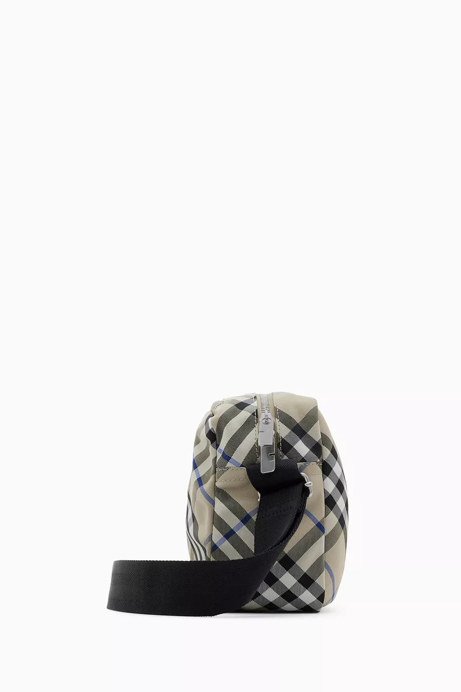 Burberry Check-print Crossbody Bag in Nylon Lichen Men