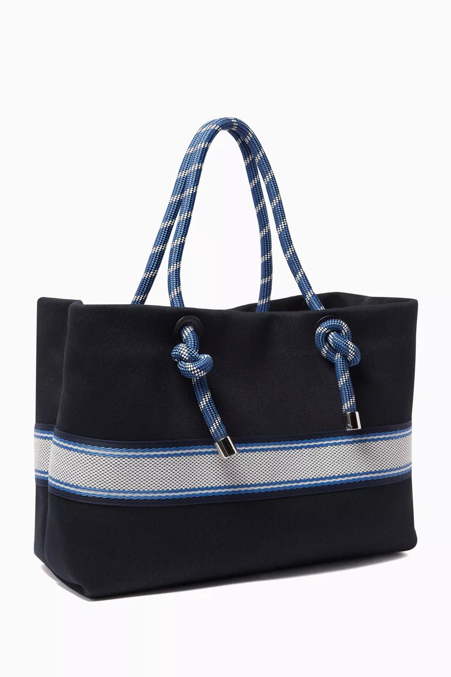 Emporio Armani MyEA Logo-tape Shopping Tote Bag