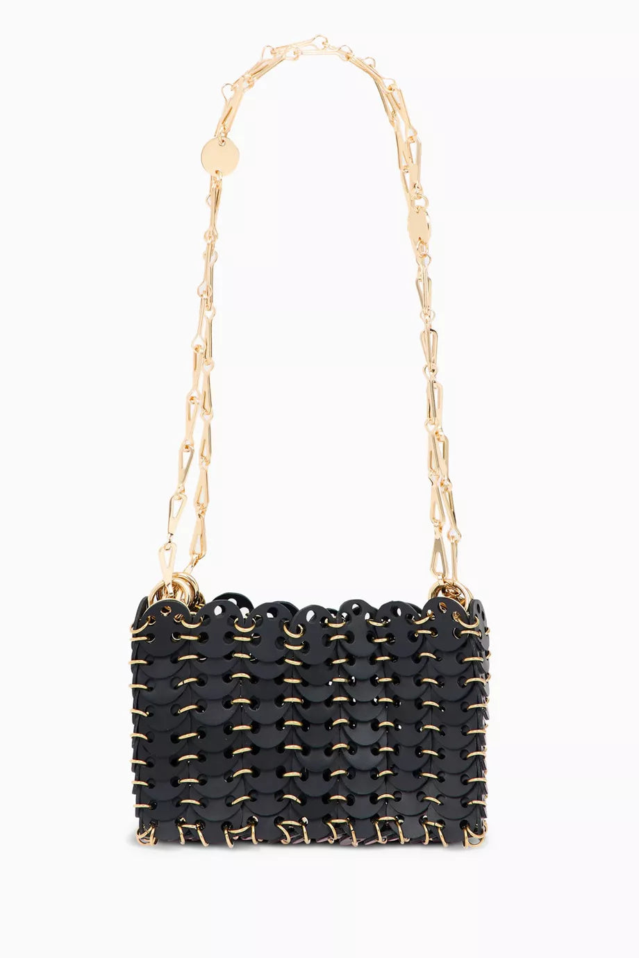 Rabanne 1969 Nano Shoulder Bag in Leather