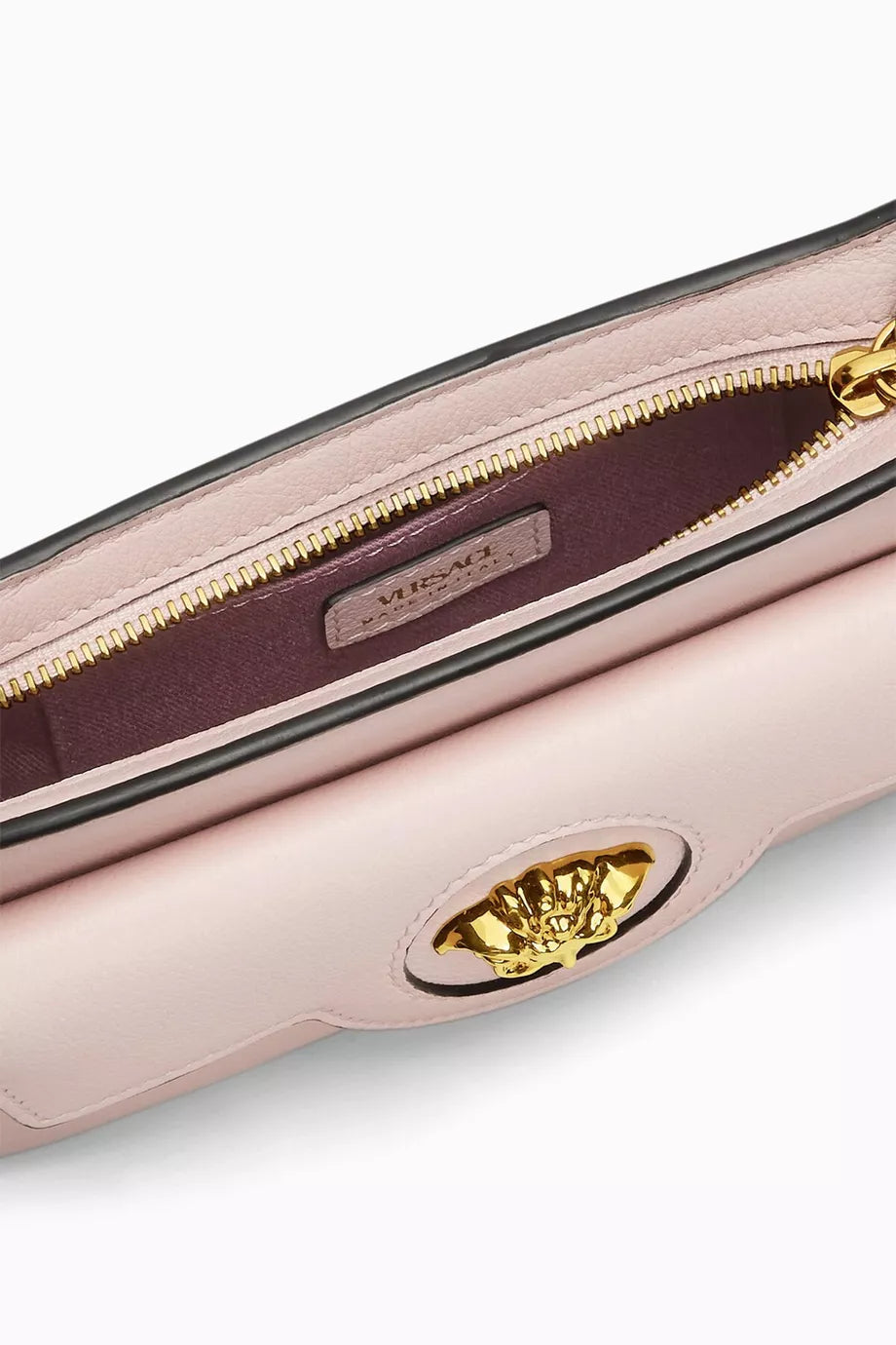 Versace Mini La Medusa Shoulder Bag in Leather