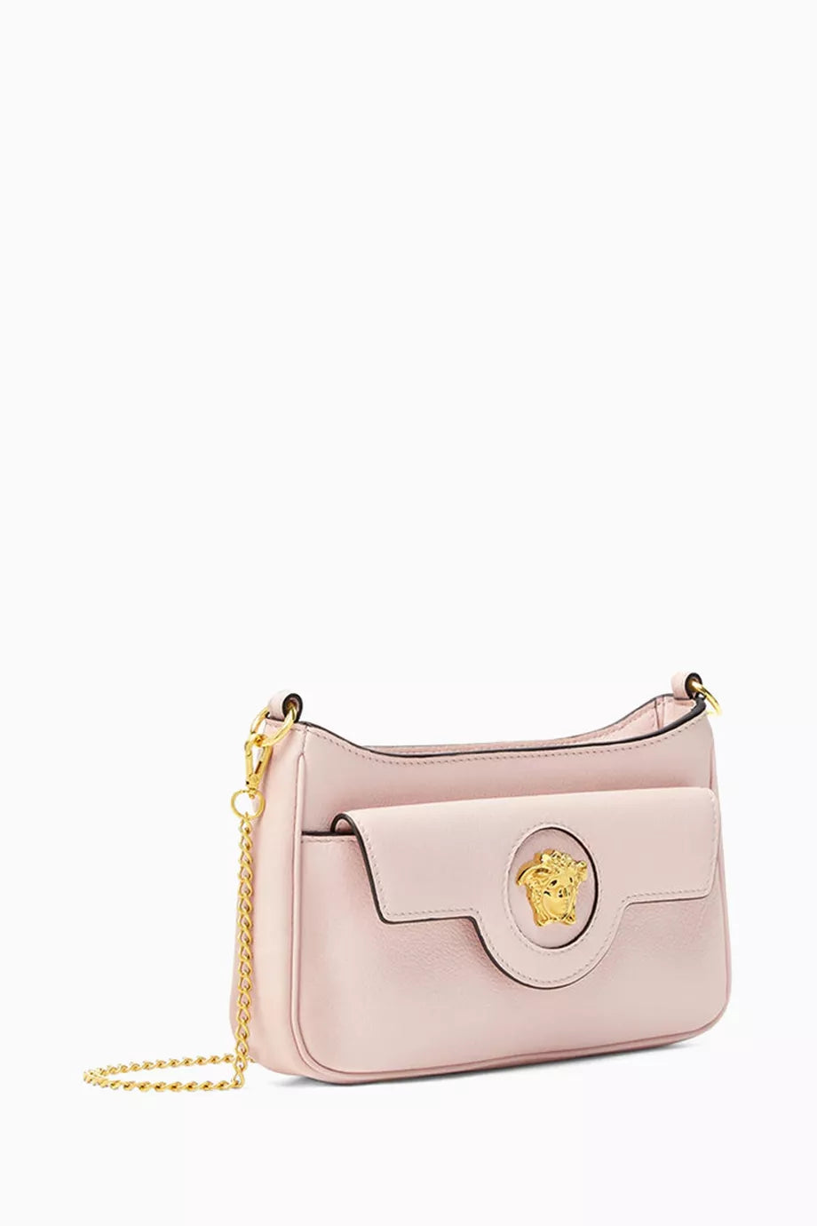 Versace Mini La Medusa Shoulder Bag in Leather