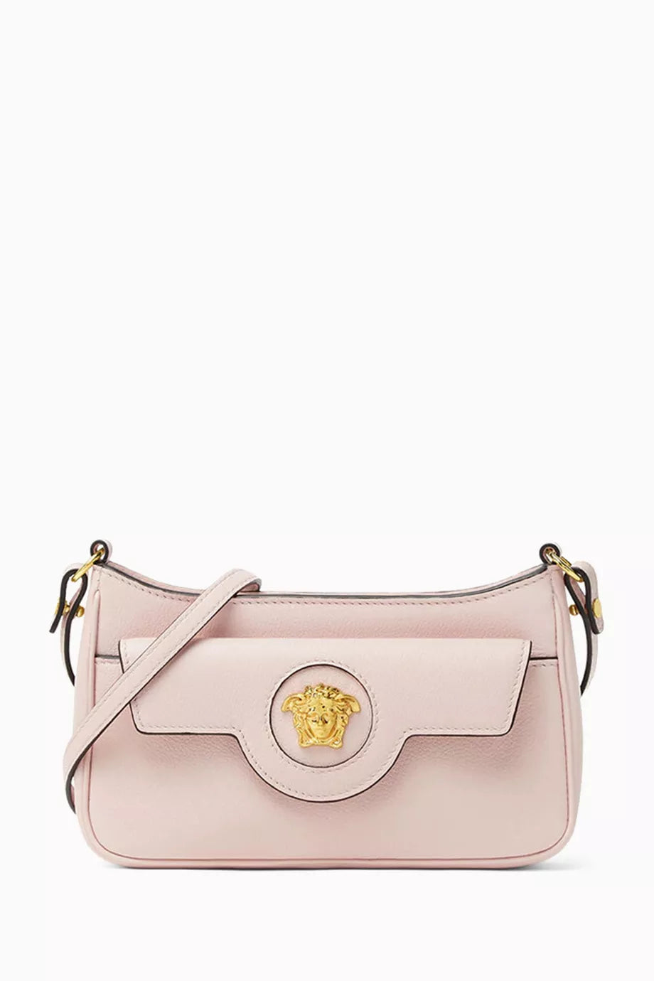Versace Mini La Medusa Shoulder Bag in Leather