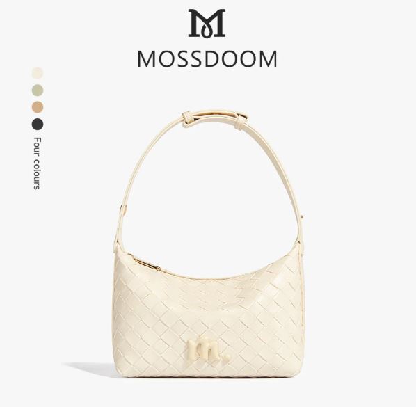 MOSSDOOM Celestia Bag Exquisite Elegant -Woven Texture Underarm Shoulder Bag