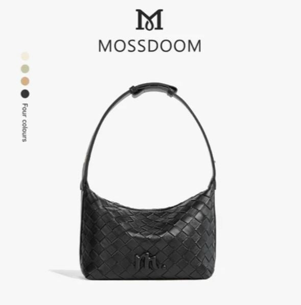 MOSSDOOM Celestia Bag Exquisite Elegant -Woven Texture Underarm Shoulder Bag