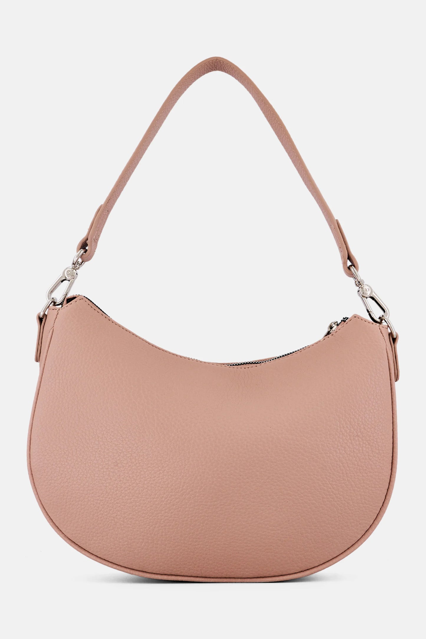 XOXO Women Brand Logo Crescent Handbag, Peach