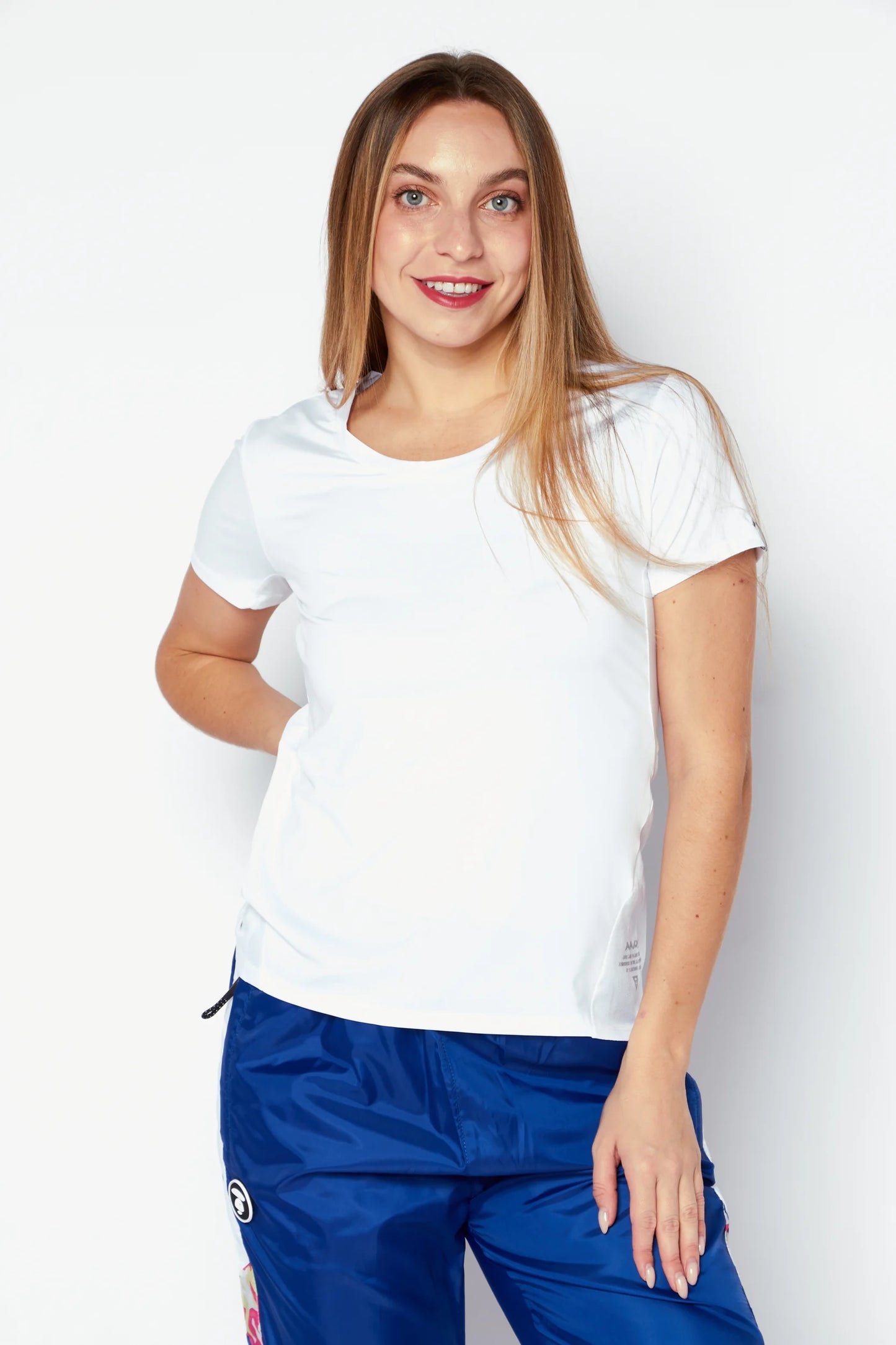 Aape Women Sportswear Fit Short Sleeve Training T-shirts, Light Pink