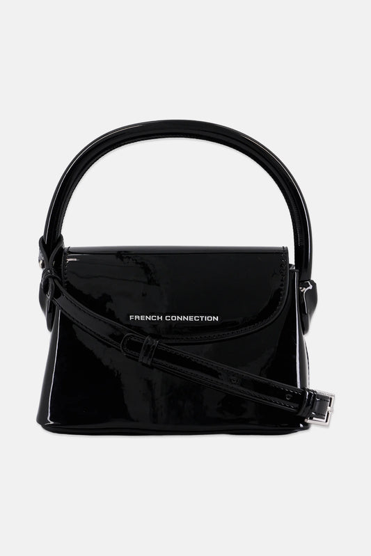 French Connection Cross Body Bag 12 H x 20 L x 8 W cm, Black