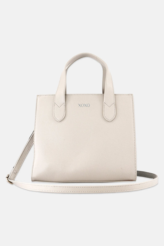 XOXO Satchel Bag, Light Grey