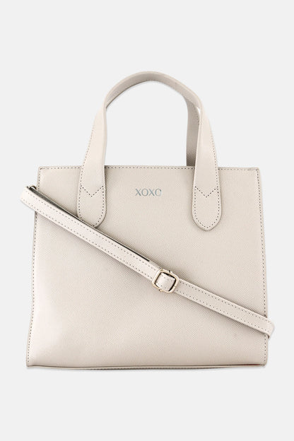 XOXO Satchel Bag, Light Grey