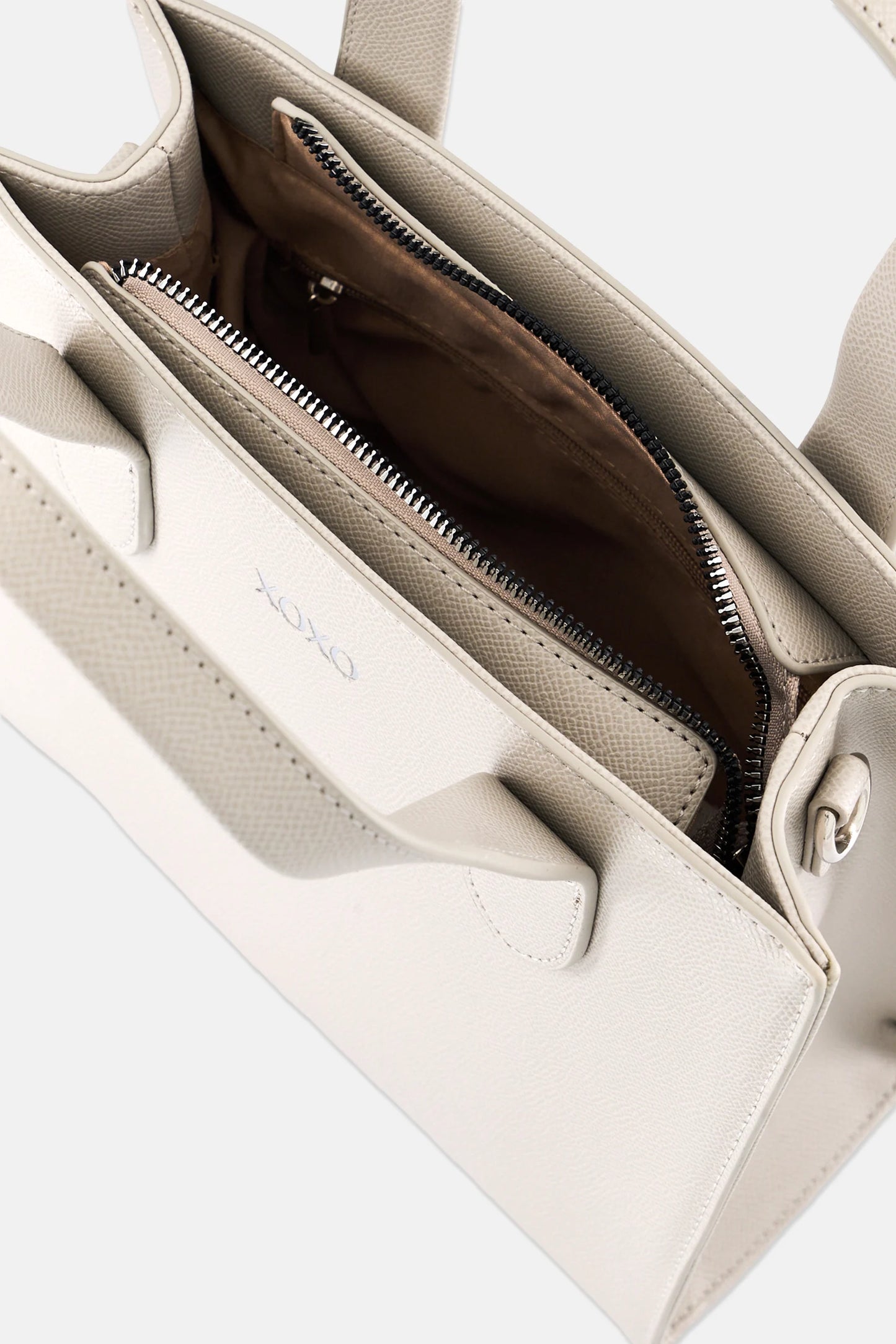 XOXO Satchel Bag, Light Grey