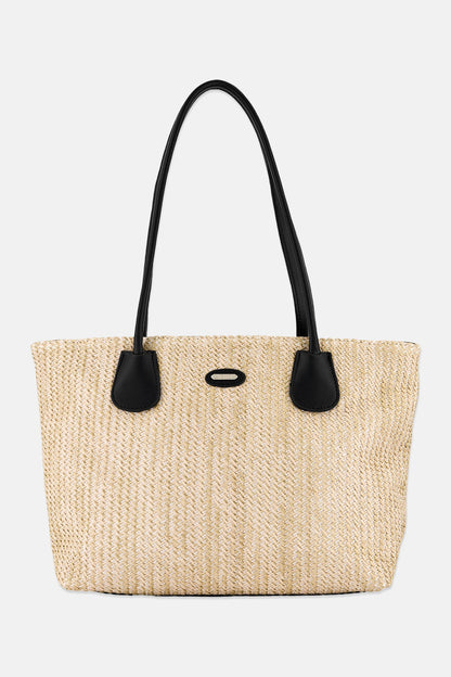 XOXO Women Hardware Logo Tote Bag, Beige