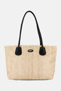 XOXO Women Hardware Logo Tote Bag, Beige