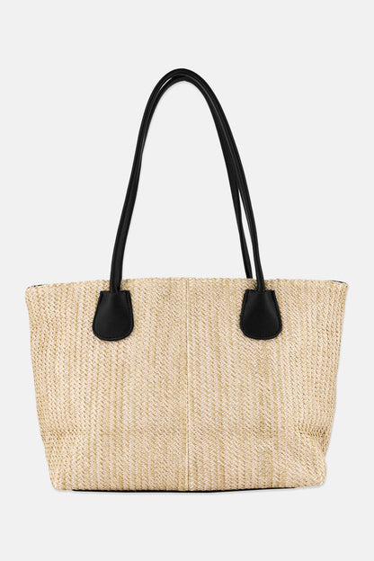 XOXO Women Hardware Logo Tote Bag, Beige
