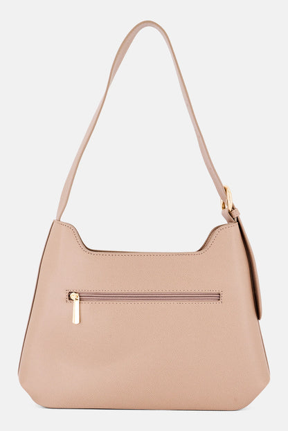 Kathy Ireland  Elegant Shoulder Bag, Beige