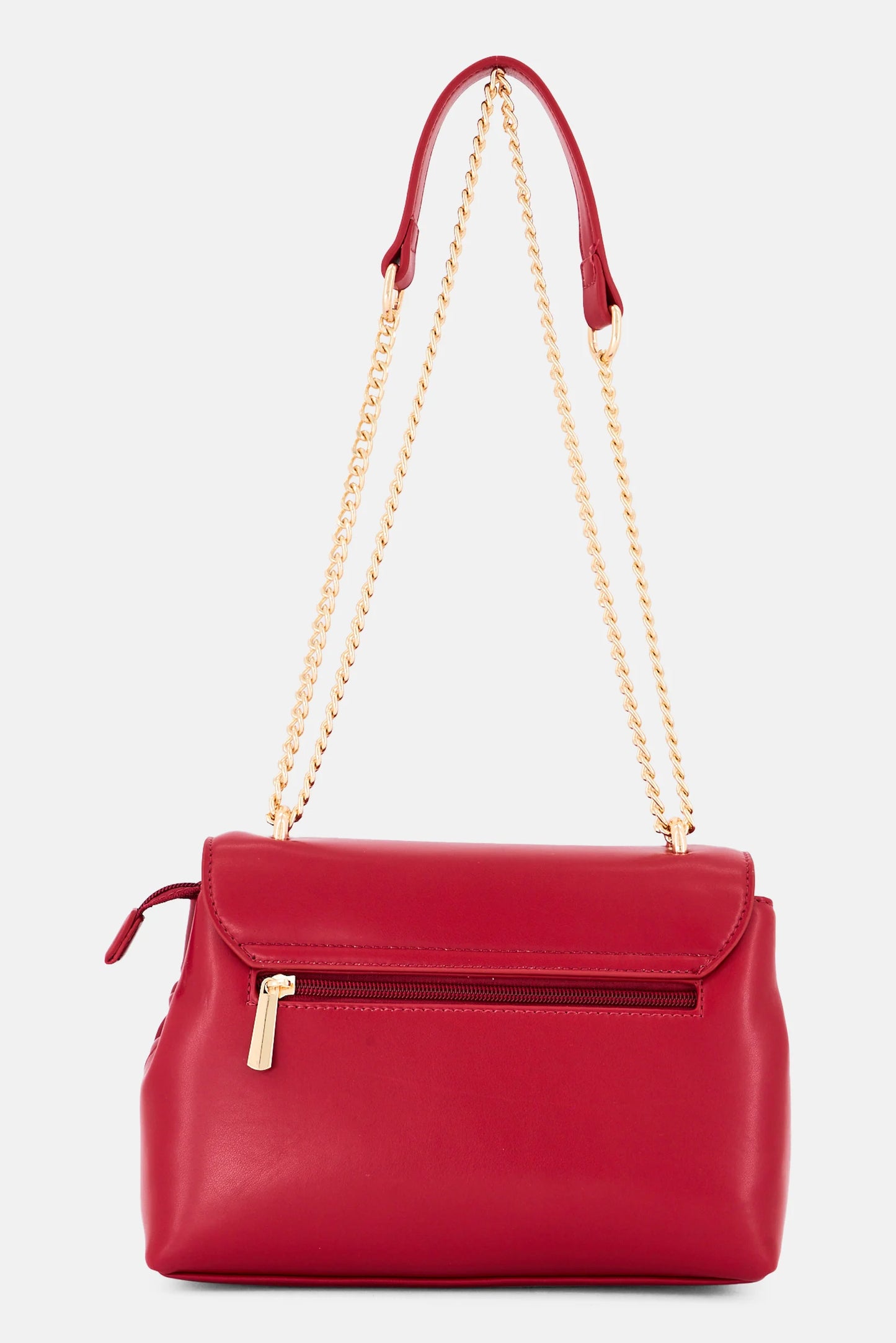 Kathy Ireland  Leather Shoulder Bag, Red