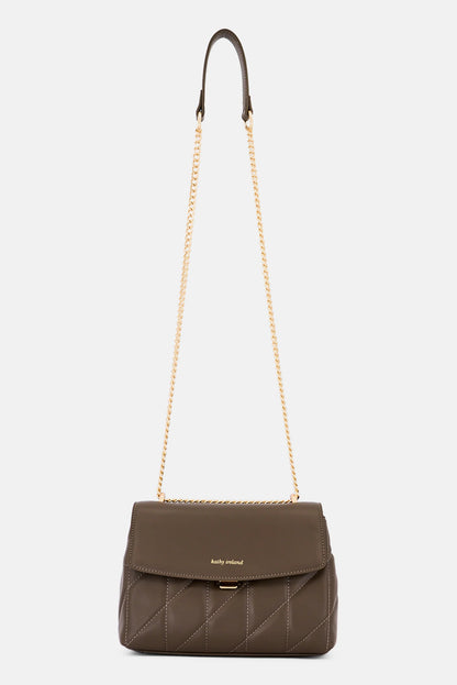 Kathy Ireland Shoulder Bag, Dark Taupe