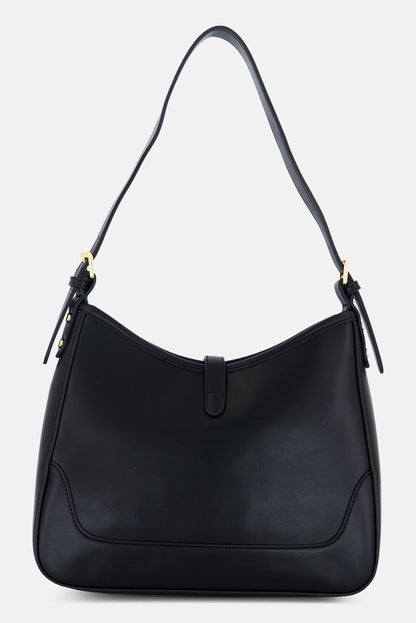 Bebe Women Plain Handbag, Black