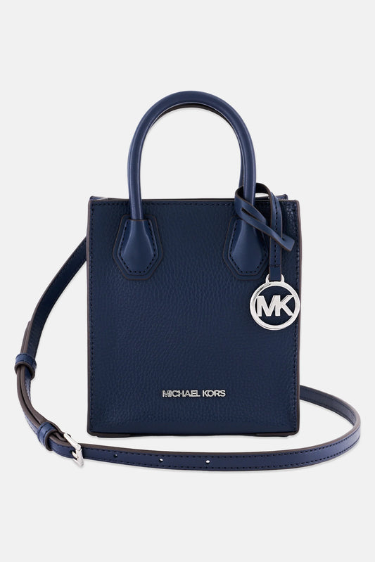 Michael Kors Women Hardware Logo Cross Body Bag 17,5 H x 15 L x 6 W cm, Navy