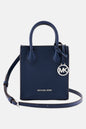 Michael Kors Women Hardware Logo Cross Body Bag 17,5 H x 15 L x 6 W cm, Navy