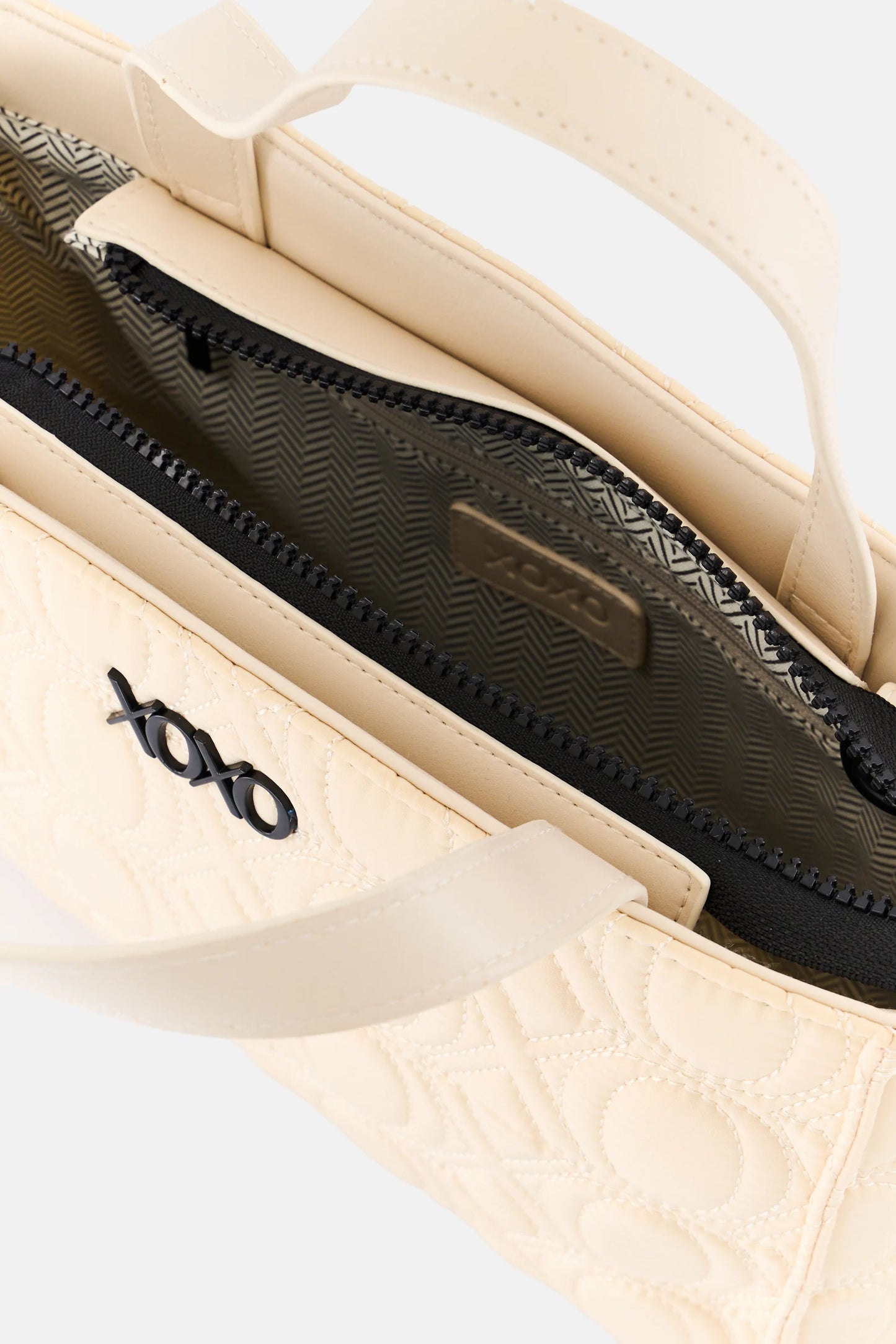 XOXO Crossbody Bag With Small Pouch, Beige