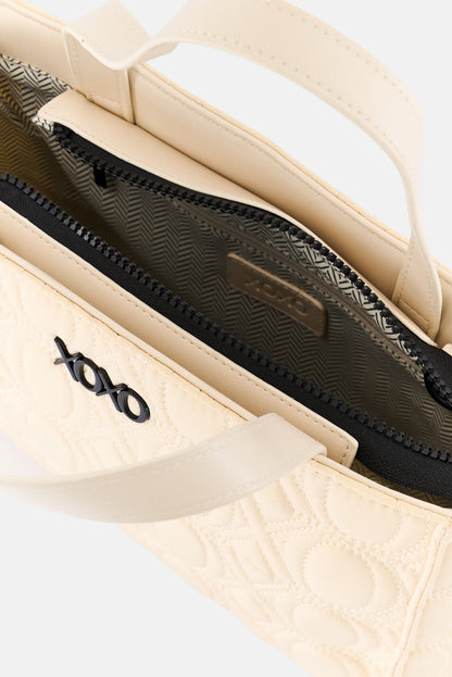 XOXO Crossbody Bag With Small Pouch, Beige
