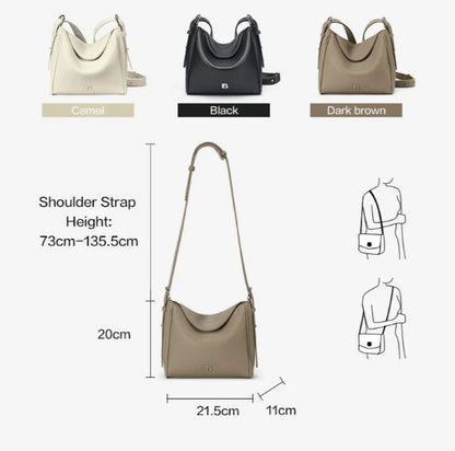 BOSTANTEN ALENA Women's Hobo Bag, Shoulder Bag for Ladies
