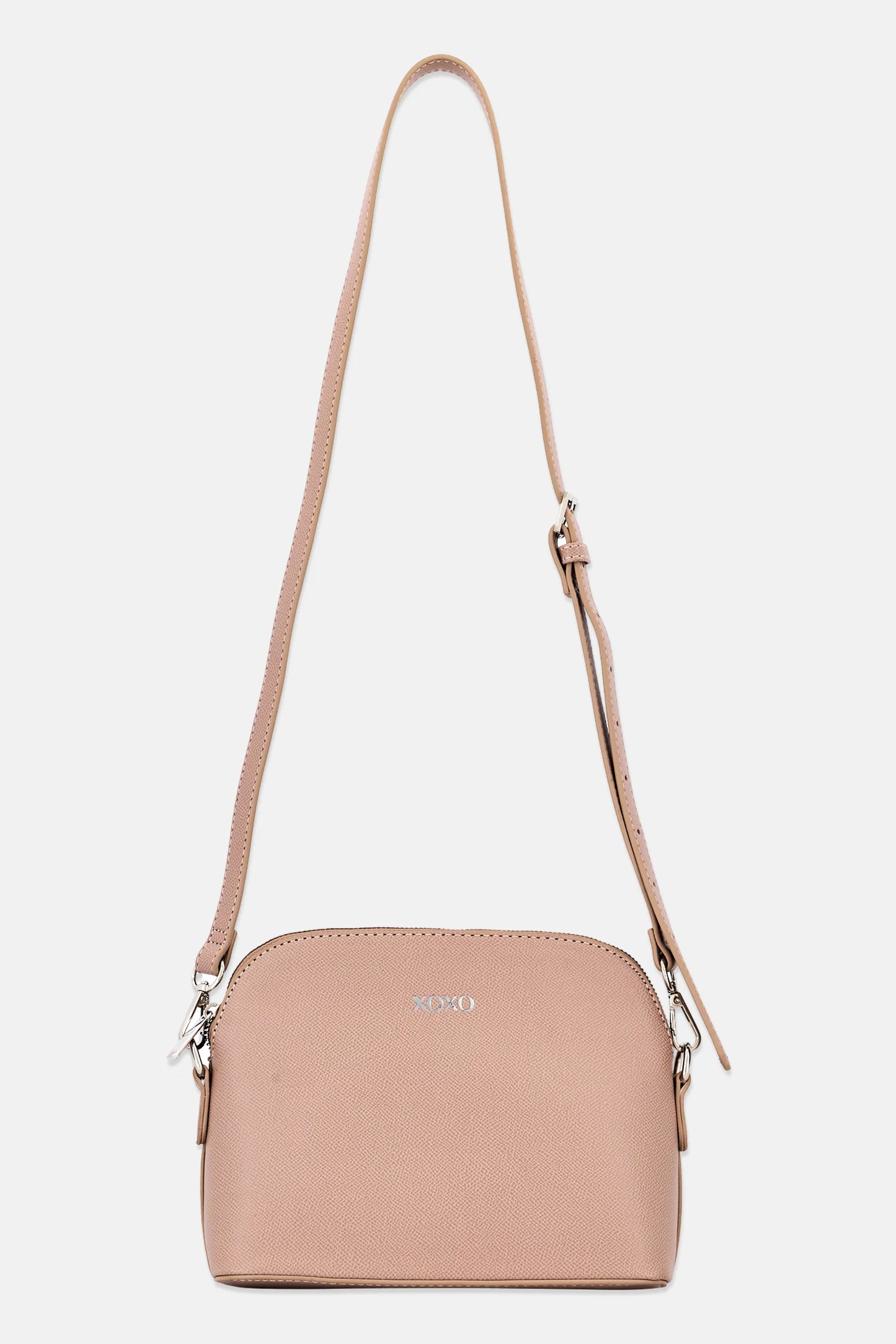 XOXO Women Brand Logo Cross Body Bag, Taupe