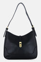 Bebe Women Plain Handbag, Black
