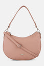 XOXO Women Brand Logo Crescent Handbag, Peach