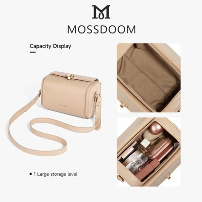 MOSSDOOM Women's Bag Bexley Bag Simple Niche Fashion Crossbody Box Bag for Women