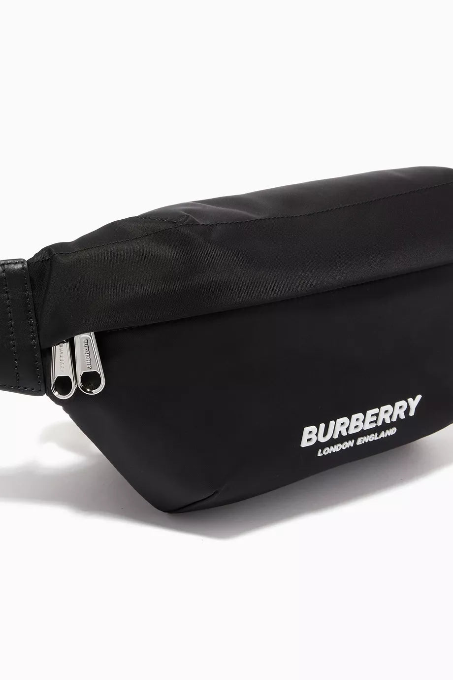 Burberry Logo Print Sonny Belt Bag in ECONYL® Black Men