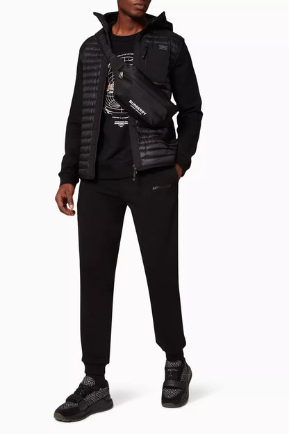 Burberry Logo Print Sonny Belt Bag in ECONYL® Black Men