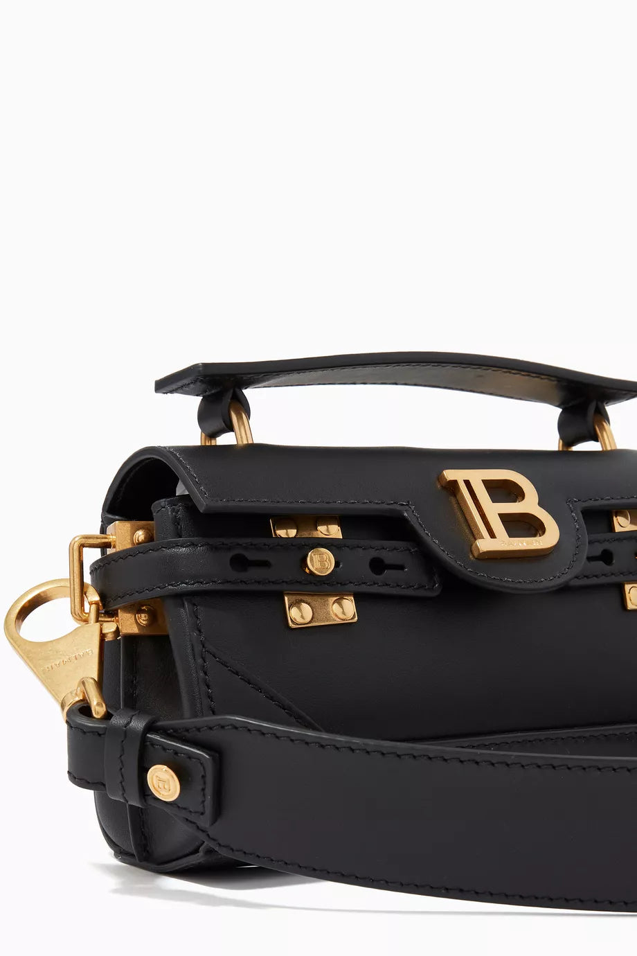 BALMAIN B-Buzz 19 Baguette Bag in Smooth Leather
