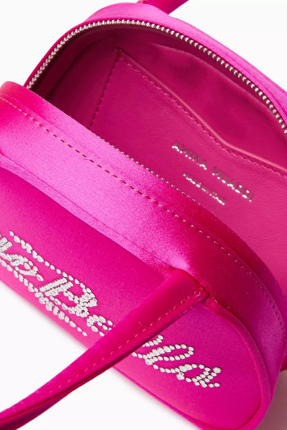 AMINA MUADDI Super Amini Ciao Bella Top-handle Bag in Satin