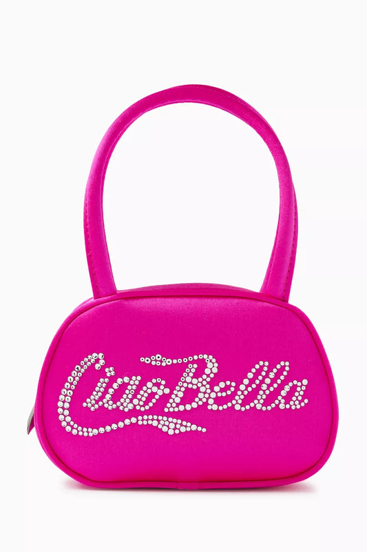 AMINA MUADDI Super Amini Ciao Bella Top-handle Bag in Satin