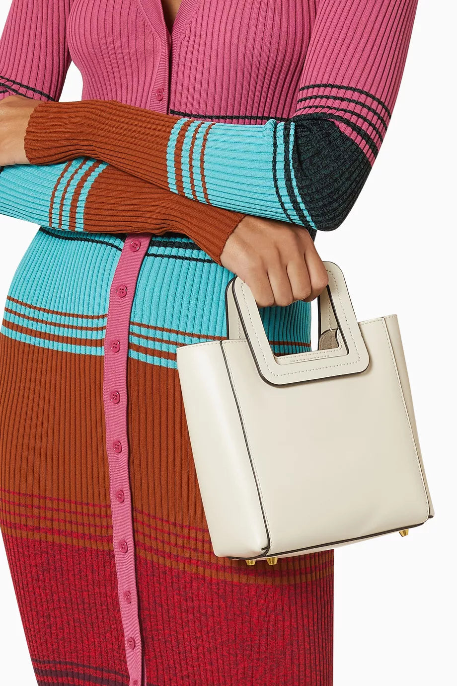 Staud  Mini Shirley Bag in Calfskin