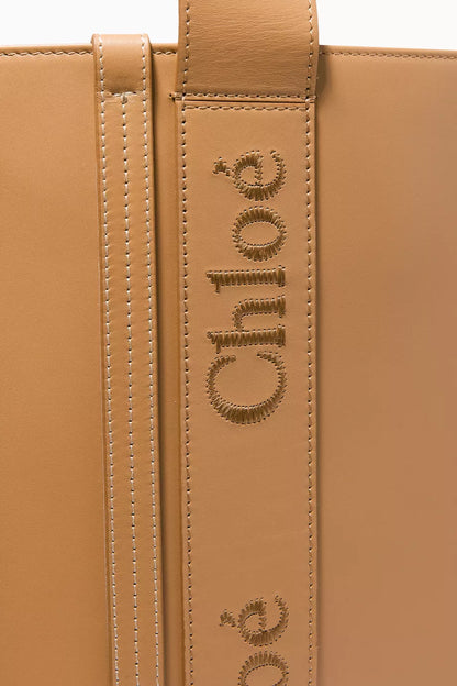 Chloé Medium Woody Tote Bag in Leather