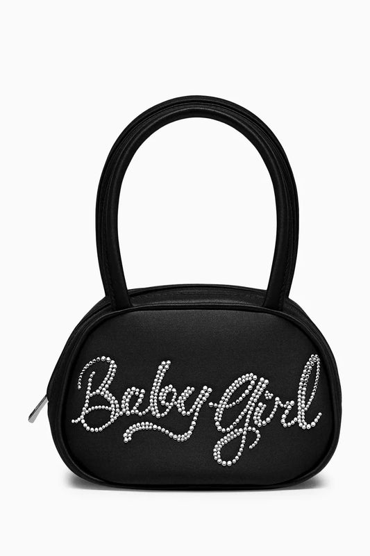 AMINA MUADDI Super Amini Baby Girl Top-handle Bag in Satin