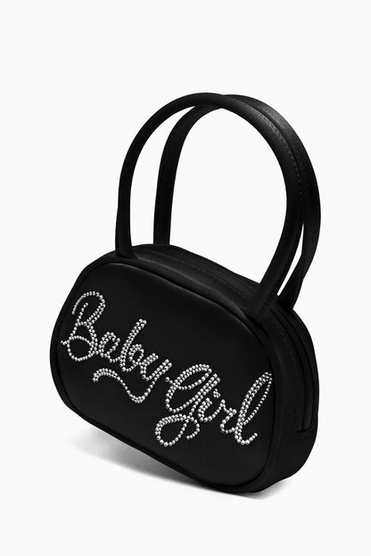AMINA MUADDI Super Amini Baby Girl Top-handle Bag in Satin