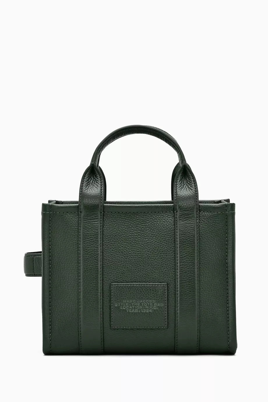 Marc Jacobs The Small Tote Bag in Leather Green