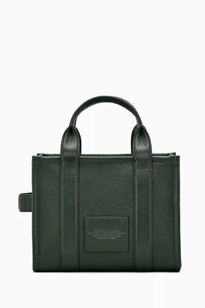 Marc Jacobs The Small Tote Bag in Leather Green
