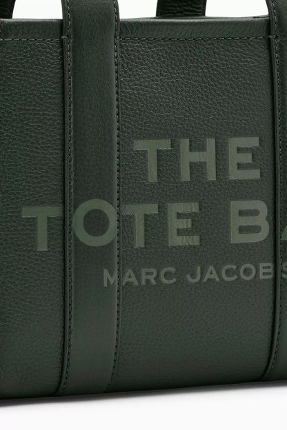 Marc Jacobs The Small Tote Bag in Leather Green